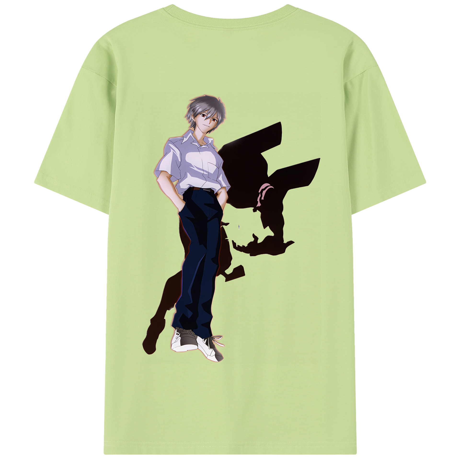 （画像用） EVA 新世紀エヴァンゲリオン 綿100％半袖Tシャツ（背面プリント）